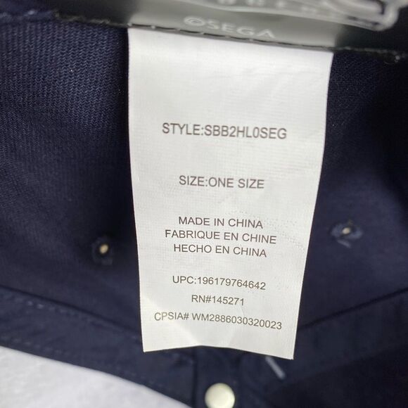 Sonic The Hedgehog Blue Baseball Cap Kids Hat Adjustable Youth One Size - Picture 12 of 13